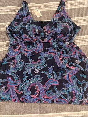 NWT Autograph women’s Plus size 30w one piece Swimsuit